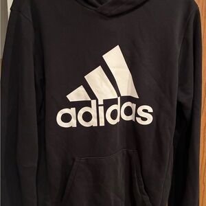 Adidas Men's Black Hoodie Sweater